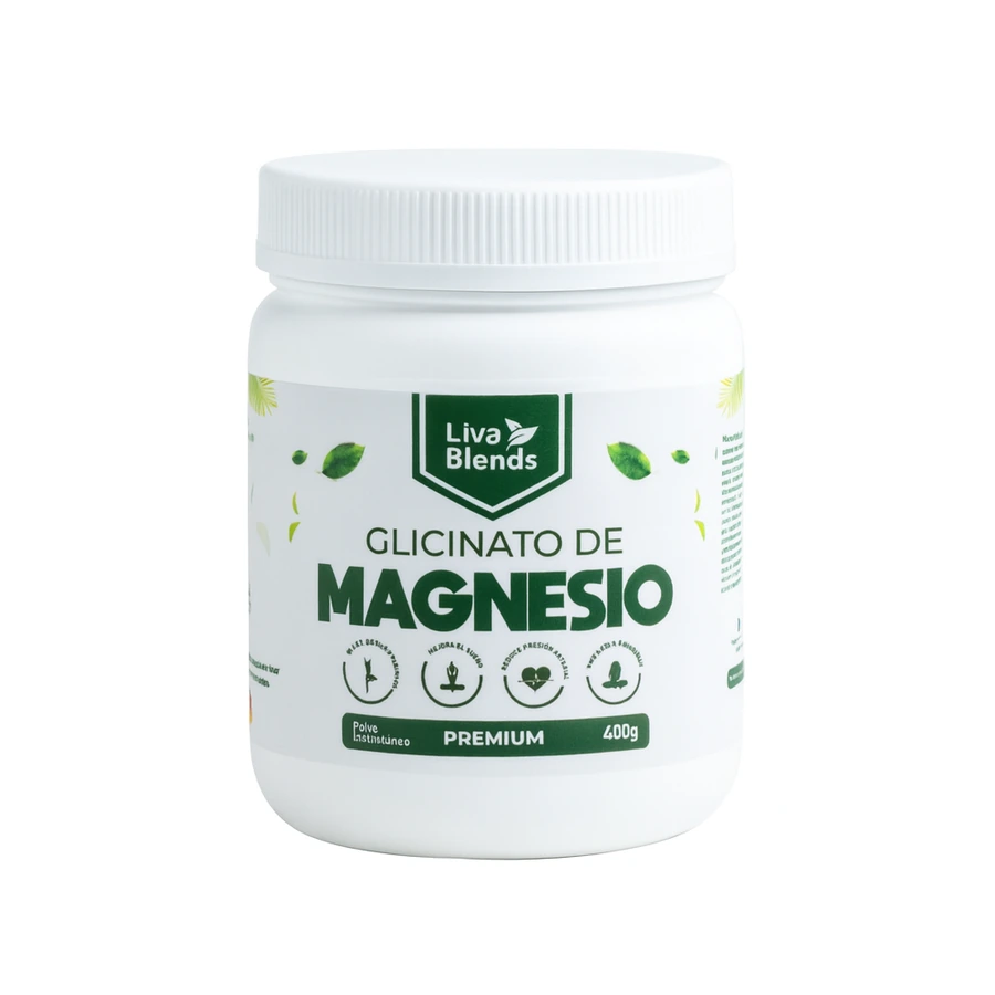 Glicinato de magnesio Liva de 400 g