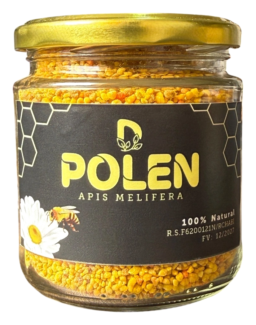 Presentación referencial de polen de 250 g